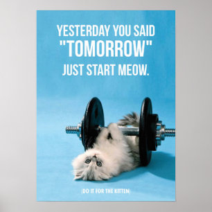Workout Motivierend Poster