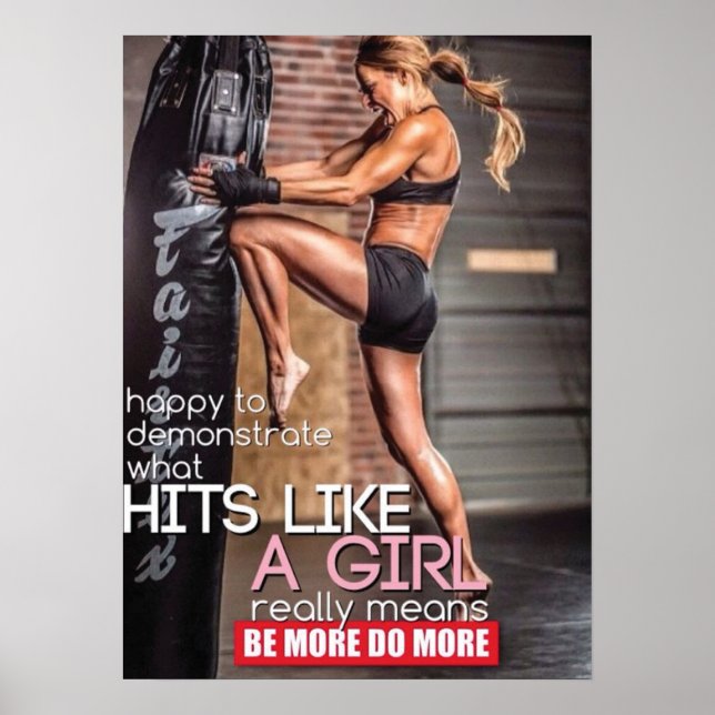 Workout Motivierend Poster (Vorne)