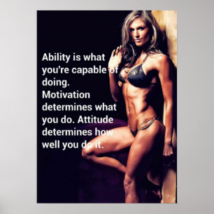 Workout Motivierend Poster