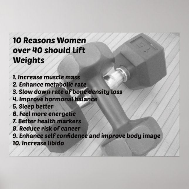 Workout Motivierend Poster (Vorne)