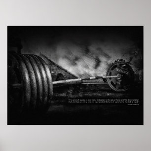 Workout motivierend poster