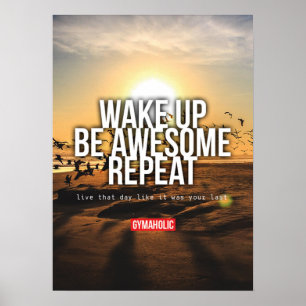 Workout Motivierend Poster