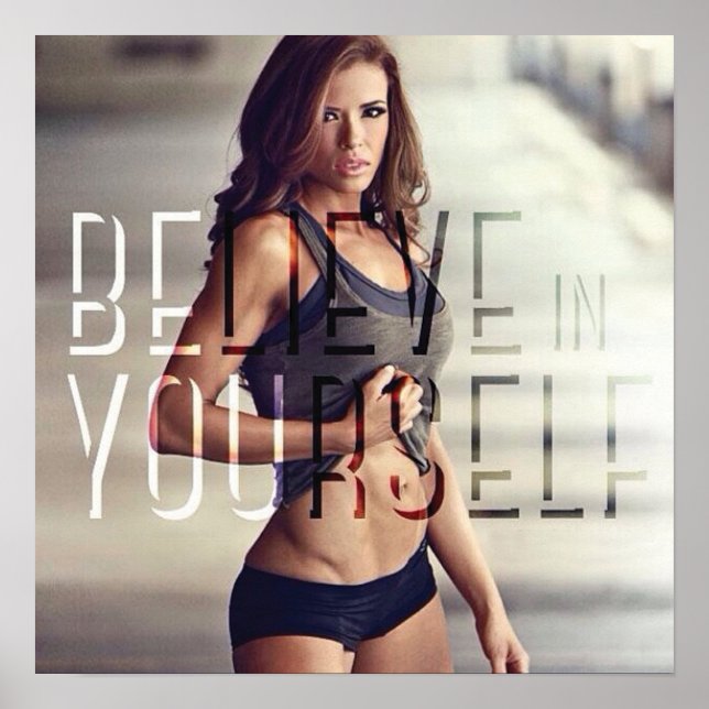 Workout Motivierend Poster (Vorne)