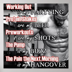 Workout Motivierend Poster