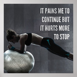 Workout Motivierend Poster