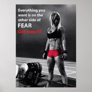 Workout Motivierend Poster