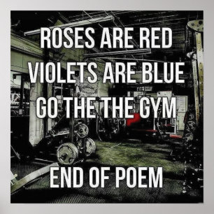 Workout Motivierend Poster