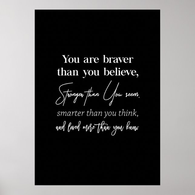 Workout Motivierend Poster (Vorne)