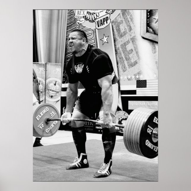 Workout Motivierend Poster (Vorne)