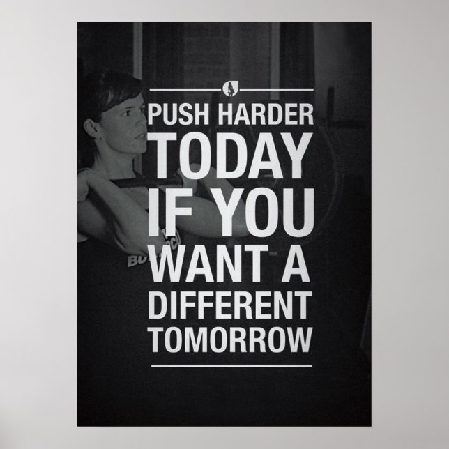 Workout Motivierend Poster (Vorne)