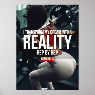 Workout Motivierend Poster