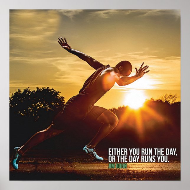 Workout Motivierend Poster (Vorne)