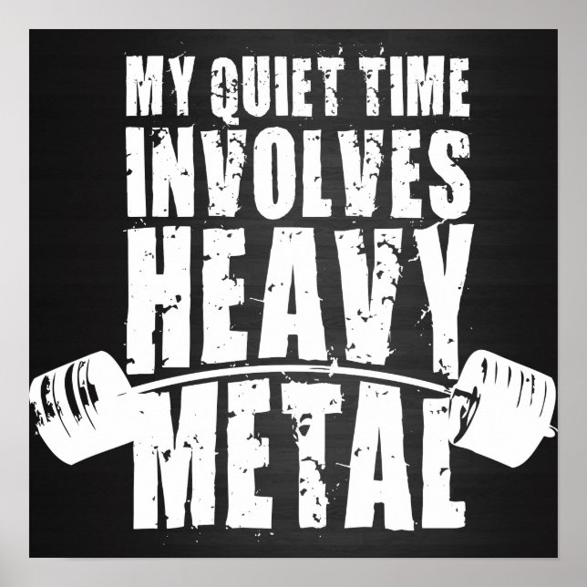 Workout Motivierend Poster (Vorne)