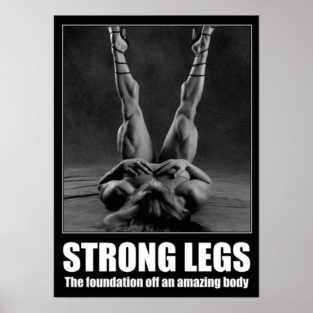 Workout Motivierend Poster (Vorne)