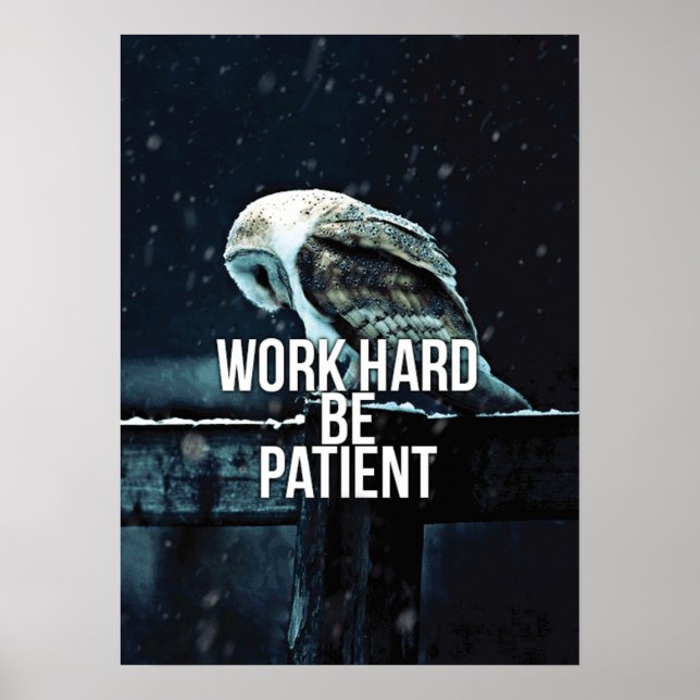 Workout Motivierend Poster (Vorne)