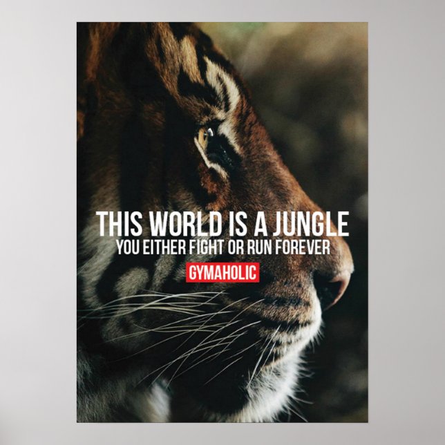 Workout Motivierend Poster (Vorne)