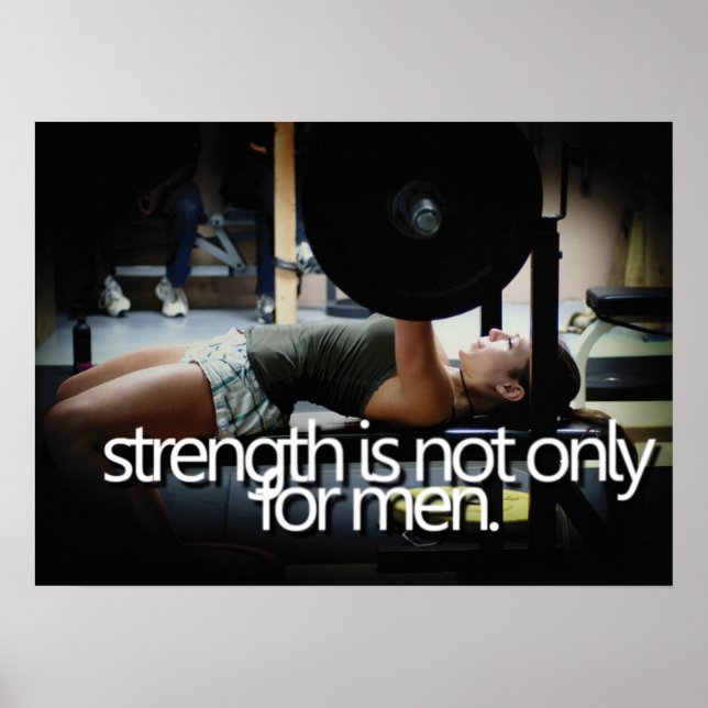 Workout Motivierend Poster (Vorne)