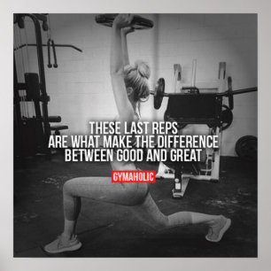 Workout Motivierend Poster