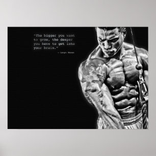 Workout motivierend poster