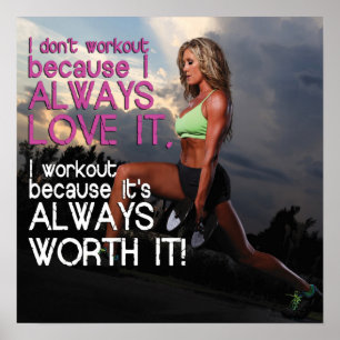 Workout Motivierend Poster