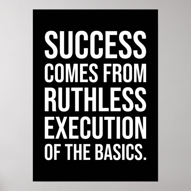 Workout Motivierend Poster (Vorne)