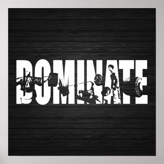 Workout Motivierend Poster (Vorne)