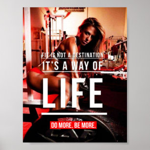 Workout Motivierend Poster