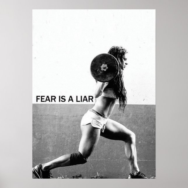 Workout Motivierend Poster (Vorne)