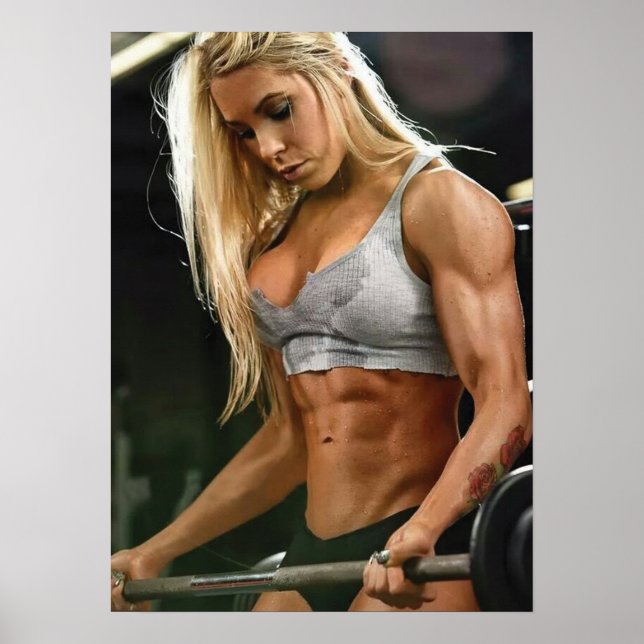 Workout Motivierend Poster (Vorne)