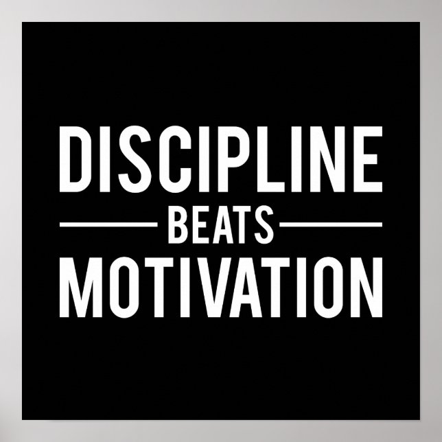 Workout Motivierend Poster (Vorne)