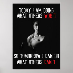 Workout Motivierend Poster