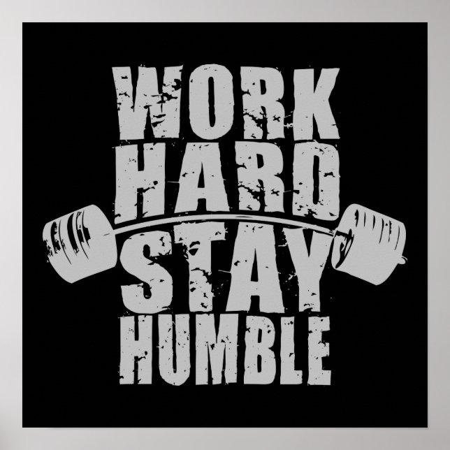 Workout Motivierend Poster (Vorne)