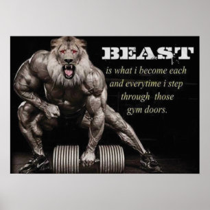 Workout Motivierend Poster