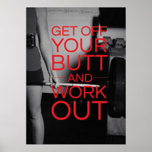 Workout Motivierend Poster