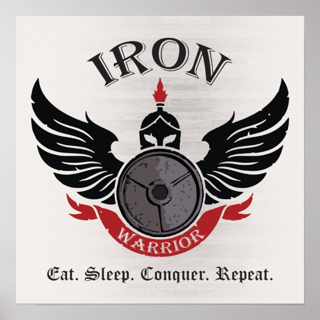 Workout Motivierend Poster (Vorne)