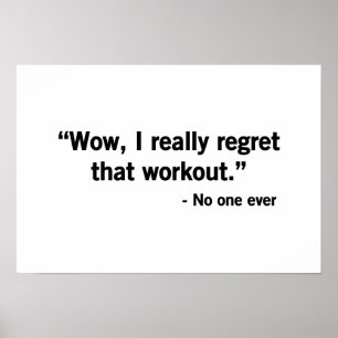 Workout-Regress Poster