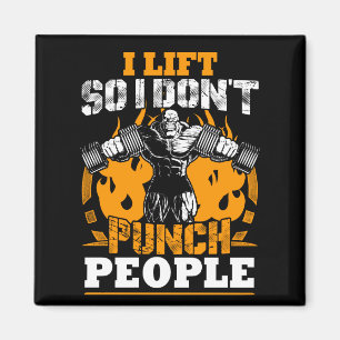 Workout-Spaß (ich hebe an, damit ich keine Leute a Magnet