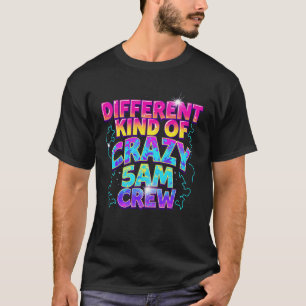 Workout Squad 5:0 Crew Funny Gym Sprichwort Gefärb T-Shirt