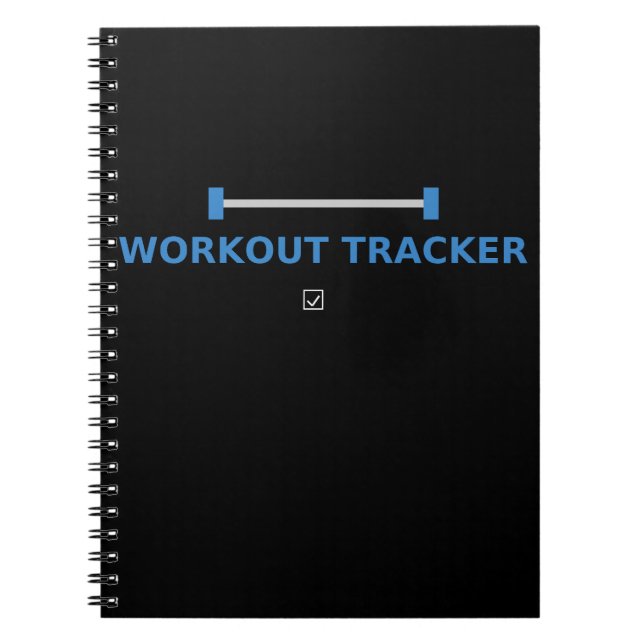 Workout Tracker - Fitness Journal Design Notizblock (Vorderseite)