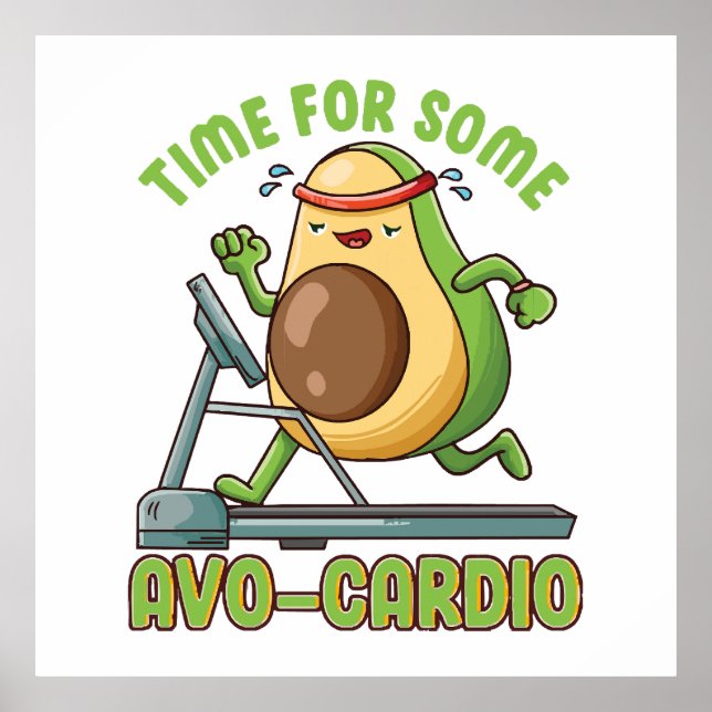 Workout Übung Funny Spaß Redewendungen Zitate Poster (Vorne)