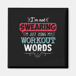 Workout Worte Funny Joke Funny Joke Gym Geschenke Magnet