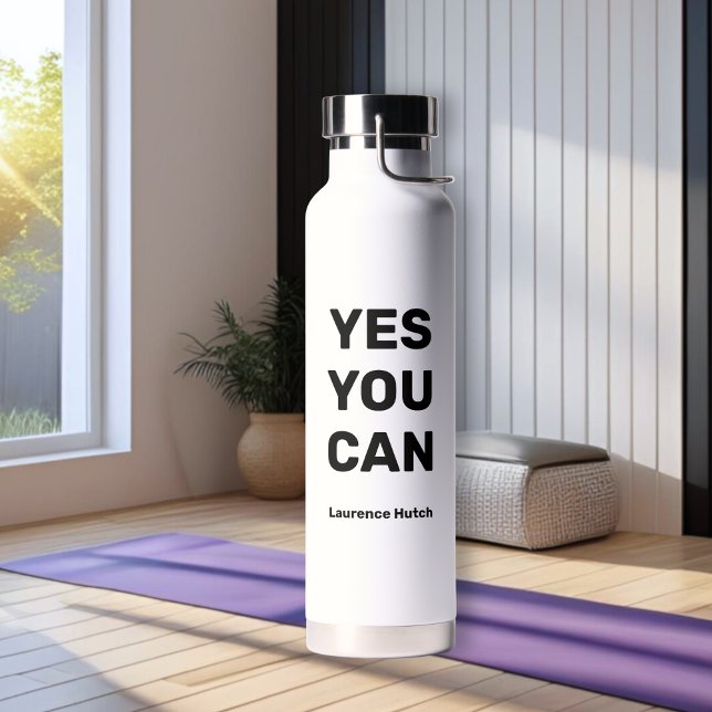 Workout Yes Sie können Personalisierten Namen Spri Trinkflasche (Von Creator hochgeladen)