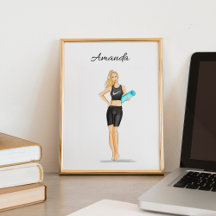 Workout, Yoga, Modellierung