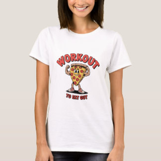 Workout zum Essen Gym Pizza Liebhaber essenziell T-Shirt
