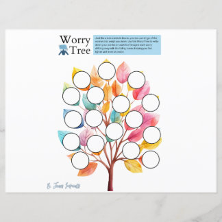 Worksheet "Worry Tree" - Digitaler Download
