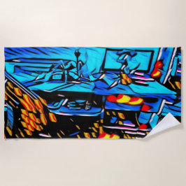 WorkSpace-Mittagessen Strandtuch