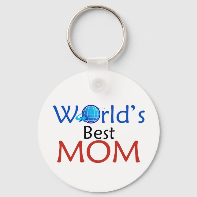 Worl d Best MAMA - Schlüsselanhänger (Vorderseite)