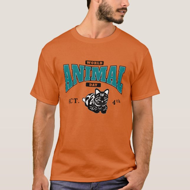 World Animal Day October 4th boy T-Shirt (Vorderseite)