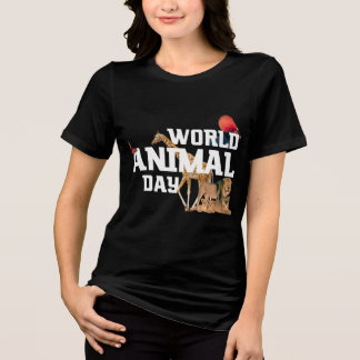 World Animal Day Tshirt