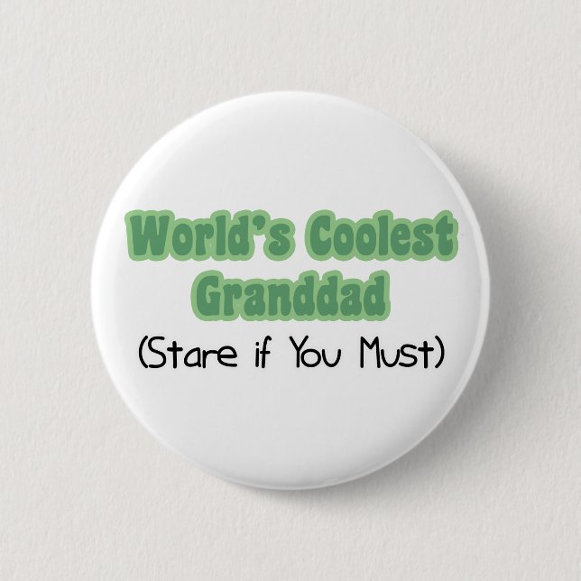 World' s coolster Granddad Button (Vorderseite)